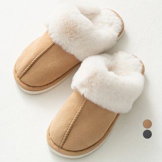 CARET _女款麂皮絨毛拖鞋
