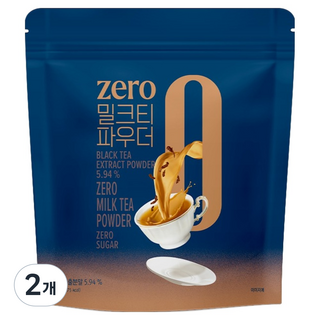 Nature Tea zero 奶茶粉, 500g, 2個, 1入