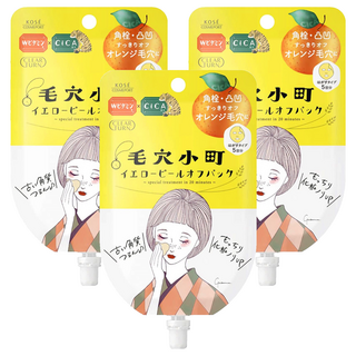 KOSE 高絲 CLEAR TURN 光映透 日本毛穴小町積雪草添加剝除式面膜 30g - 毛孔緊緻, 5片, 3包