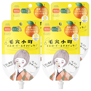 KOSE 高絲 CLEAR TURN 光映透 日本毛穴小町積雪草添加剝除式面膜 30g - 毛孔緊緻, 5片, 4包