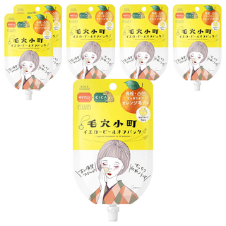 KOSE 高絲 CLEAR TURN 光映透 日本毛穴小町積雪草添加剝除式面膜 30g - 毛孔緊緻, 5片, 6包