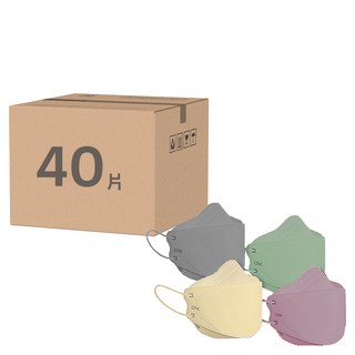 DRX 達特世 TN95成人醫用口罩, 莫蘭迪4色, 20片, 2盒