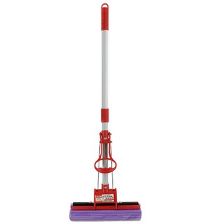 蜂巢式直柄膠棉拖把 7691 長120cm 吸水速乾 適用多種地板, 1支