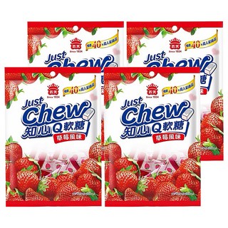 義美 知心水果軟糖 草莓風味, 94.5g, 4袋