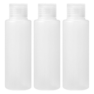 comet 掀蓋式分裝瓶 100ml, 透明色, 3個