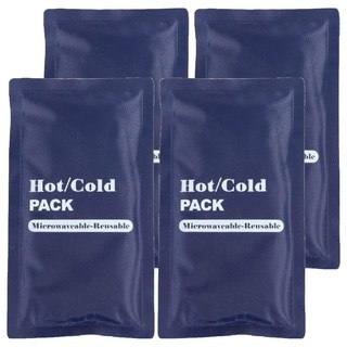 冰敷熱敷袋 藍色, 4個