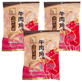 良金牧場 金門高粱 辣味牛肉角, 165g, 3包