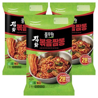 Pulmuone 圃美多 直火炒碼麵 2人份 406.8g, 3個