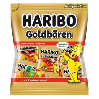 HARIBO 金熊Q軟糖分享包, 德國銷售第一品牌, 不添加人工色素, 口感Q彈, 小袋包裝, 250g, 1袋