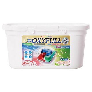 soonsu clean OXYFULL 3合1深層潔淨香水洗衣膠囊, 100顆, 1盒