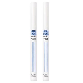 HOLIKA HOLIKA 雙眼皮修飾輪廓筆, 灰棕色, 2支