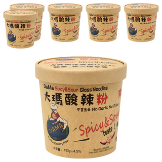 DaMa 大瑪南洋蔬食 酸辣粉 133g, 6入