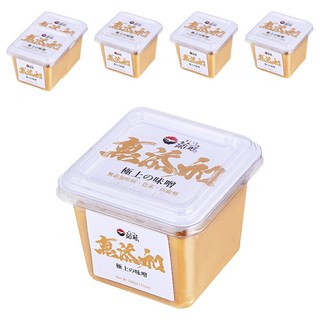 菊鶴 無添加味噌 台灣國產白米 非基改黃豆, 500g, 6盒