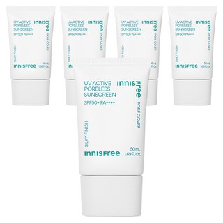 INNISFREE UV毛孔隱形防曬霜 SPF50+ PA++++, 50ml, 5條