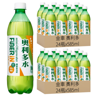 金車 奧利多 纖維汽泡飲, 48瓶, 585ml