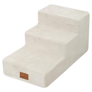 REDPUPPY Pongpla Bubble 寵物階梯 3層, 象牙白, 1個