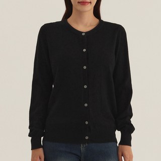 엘쏘 여성용 9컬러 라운드넥 니트 가디건