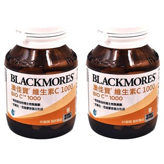BLACKMORES 澳佳寶 維生素C 1000 Bio Set 含柑橘生物類黃酮 1000毫克維生素C, 60顆, 2罐