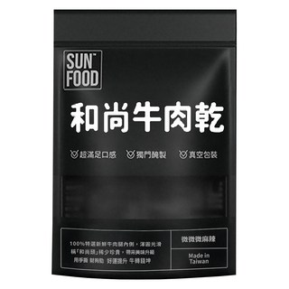 SUNFOOD 和尚牛肉乾, 1包, 100g