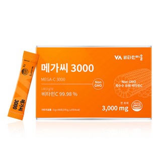 비타민마을 메가씨 3000 비타민C 분말 스틱, 270g, 1개