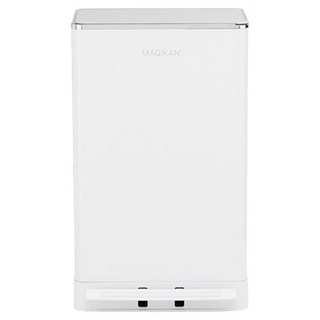 MAGIKAN 河馬2 垃圾桶, 白鉻色(垃圾桶) + 灰色(內蓋)