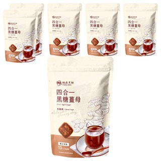 糖鼎 四合一黑糖薑茶, 30g, 13包, 6袋