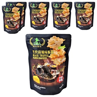 LITTLE GREEN MEN 小綠人 黑松露風味脆餅, 200g, 6包