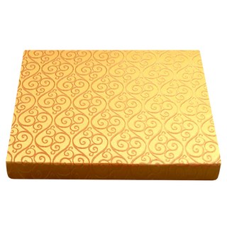 Embrace 英柏絲 和室木椅坐墊 高密度聚酯纖維 緹花布 台灣製, 54 x 56 x 5cm, 金富滿堂 金色