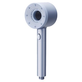 ANTIAN 手持過濾除雜質減氯美膚增壓蓮蓬頭/浴室節水花灑/洗澡淋浴噴頭, 1個, 星空銀