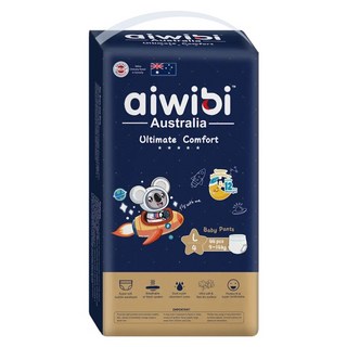 aiwibi 愛薇彼 夜用甄柔瞬吸 褲型尿布, L, 44片