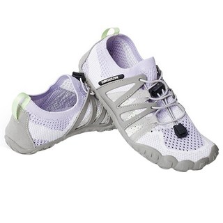 Naturehike 挪客 拼色網眼溯溪鞋 白奎紫 透氣舒適 快速穿脫 水陸兩棲, 1件, 37