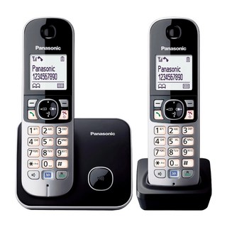 Panasonic DECT 節能數位無線電話 極致黑, KX-TG6812