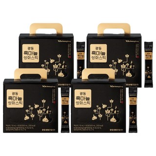 Kwangdong 廣東生活健康 黑蒜雙和飲 50包, 4個, 500ml