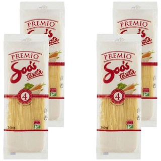Soós Tészta 雞蛋天使髮絲麵, 200g, 4包