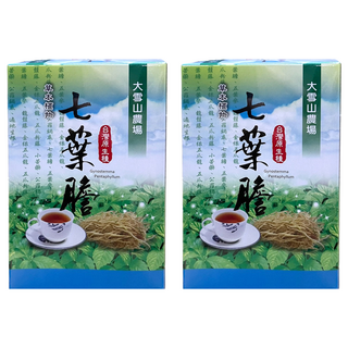 大雪山農場 七葉膽茶, 台灣原生種, 降火氣生津止渴, 2盒, 3g