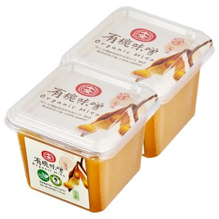 十全 有機味噌 採用有機米與有機黃豆, 500g, 2盒