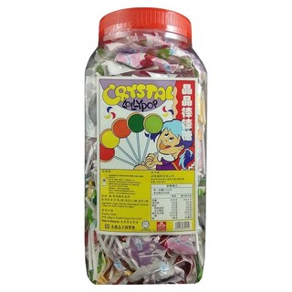 晶晶 棒棒糖，240份, 1罐, 1.56kg