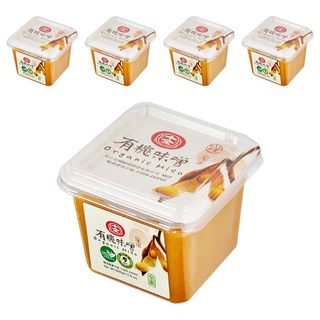十全 有機味噌 採用有機米與有機黃豆, 500g, 5盒
