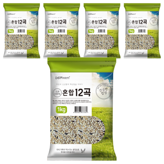 건강한밥상 국산 혼합 12곡, 1kg, 5개