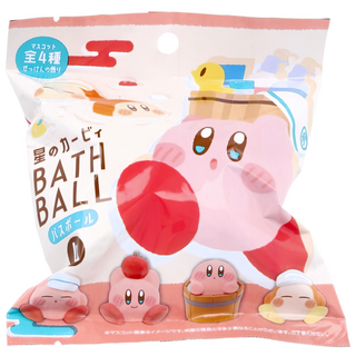 星之卡比 新星同盟 第四彈 沐浴球 入浴劑 皂香 款式隨機, 1個, 75g