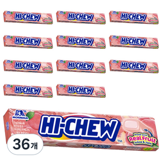 모리나가 하이츄 복숭아맛, 57g, 36개