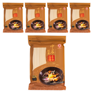 中農粉絲 經典蛋黃拉麵, 900g, 5包