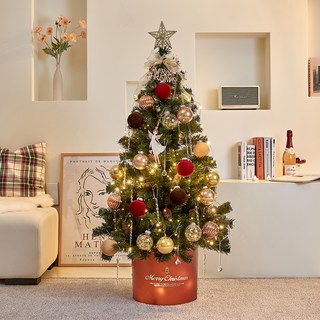 HOUSENSE 聖誕樹全套, 時尚金, 1.5m