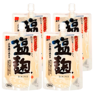 新庄 塩麹 200g*4包, 五島灘海鹽, 天然發酵, 軟化肉質, 健康調味