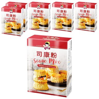 SIGNWIN 三得冠 司康粉, 2包入, 外酥內軟, 香味濃郁, 嚴選優質原料, 台灣製造, 200g, 6盒