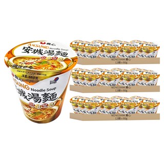 NONGSHIM 農心 安城湯麵 杯麵 66g, 36個
