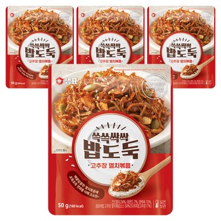 Sempio 膳府 辣醬炒小魚乾即食包, 4包, 50g