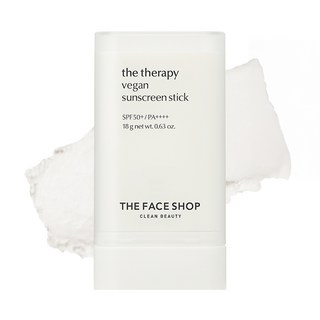 THE FACE SHOP 菲詩小舖 Vegan雪絨花彈潤防曬棒, 1個, 18g