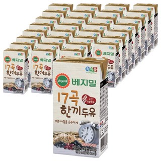 베지밀 17곡 한끼두유, 190ml, 32개