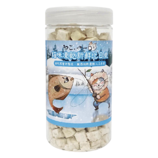 Neko 吶一口 貓咪凍乾，新鮮比目魚，無添加，健康零食, 80g, 1罐